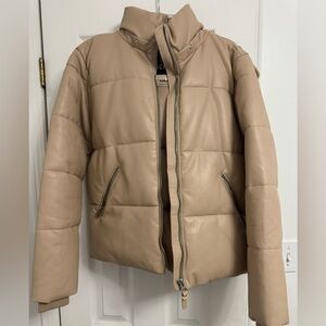 Streetwear Society Beige Puffer Jacket
